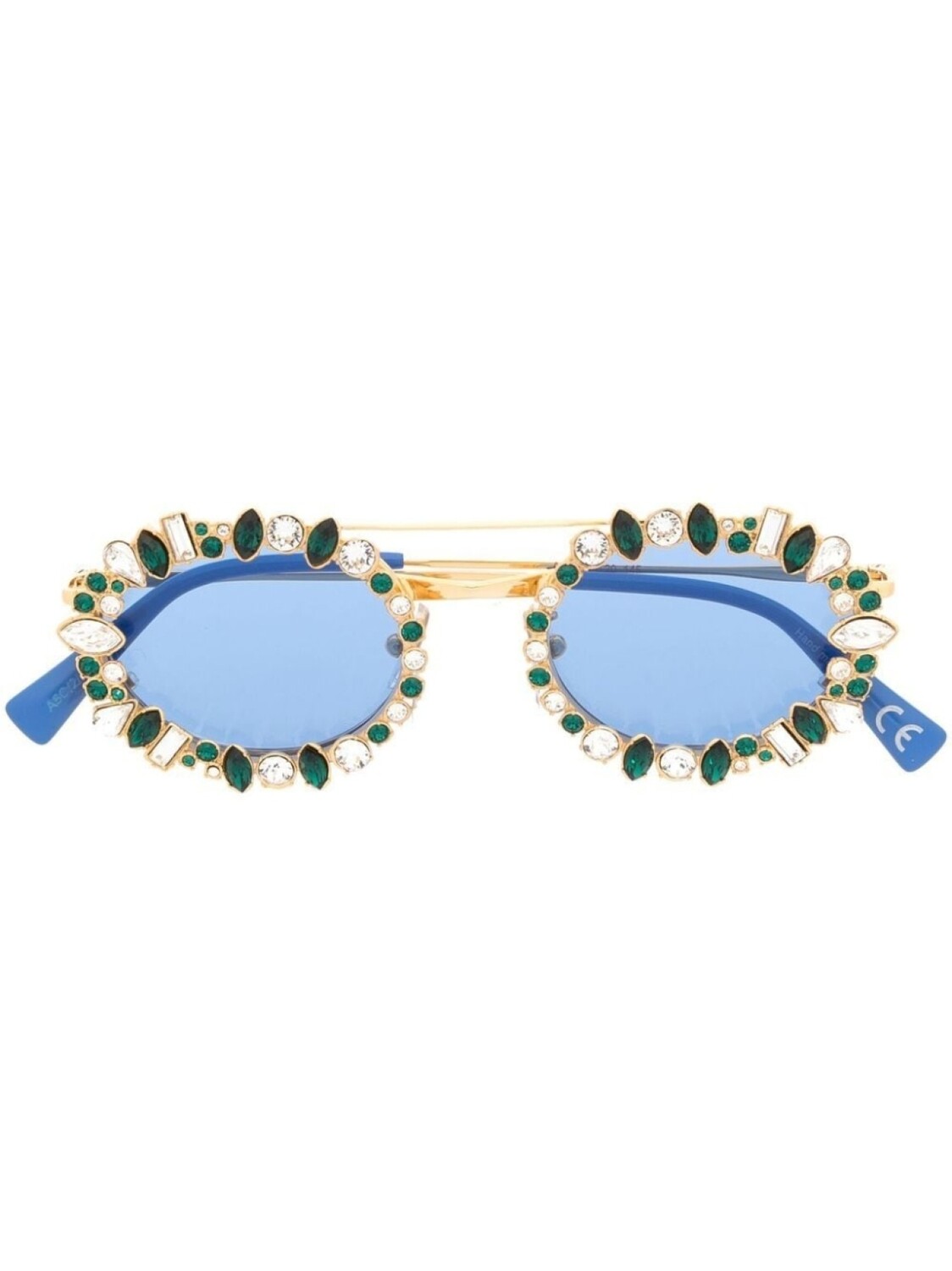

Marni Eyewear очки в круглой оправе, золотистый
