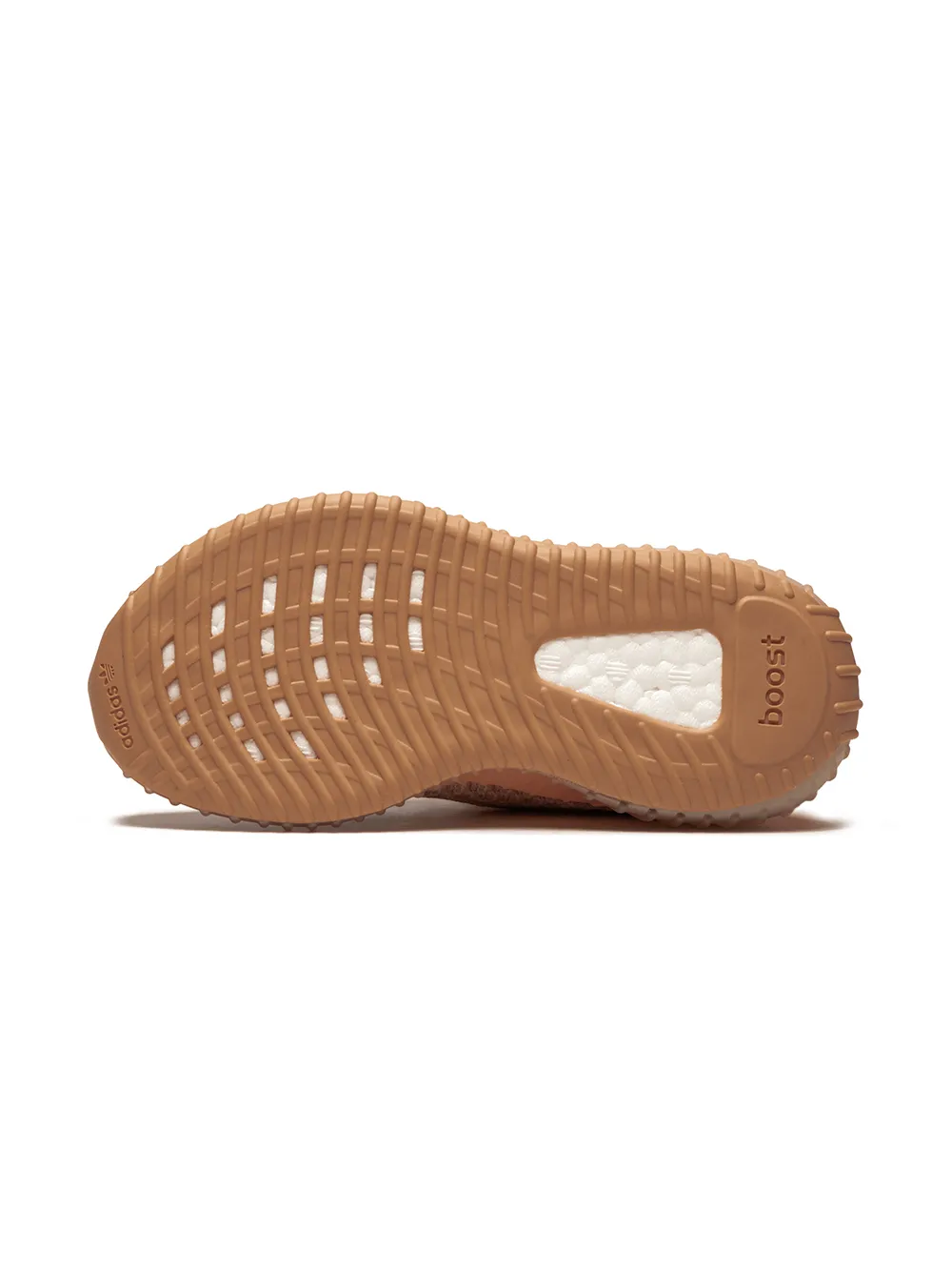 Кроссовки Yeezy Boost 350 v2 Adidas Yeezy Kids, оранжевый — фото 4