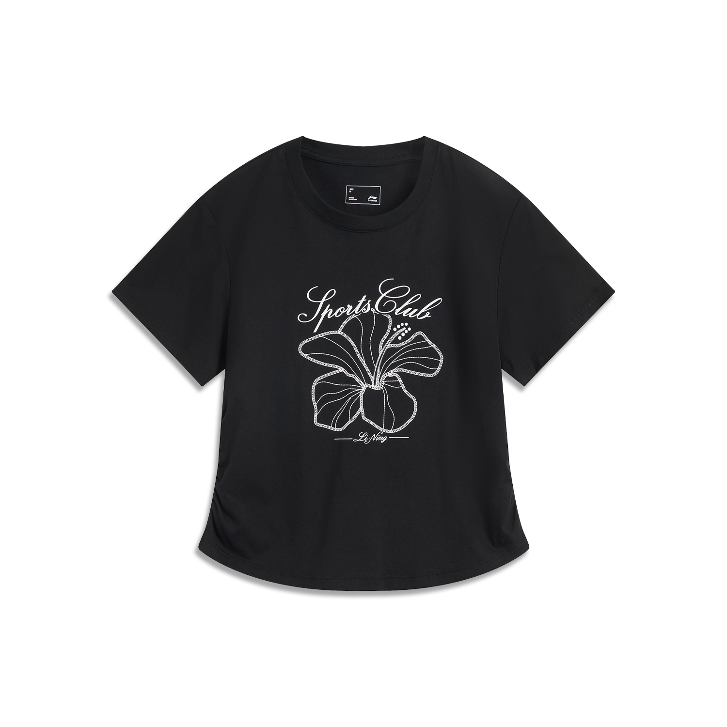 

LINING Футболка женская черная Sports Life Collection, Черный, LINING Футболка женская черная Sports Life Collection