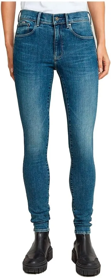 

G-Star женские джинсы 3301 Contour High Rise Skinny Benwick Stretch Denim Dark Aged