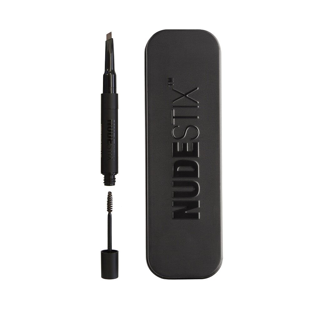 

Nudestix, Eyebrow Stylus 2в1 карандаш для бровей и гель Коричневый 0,2г + 2,4мл
