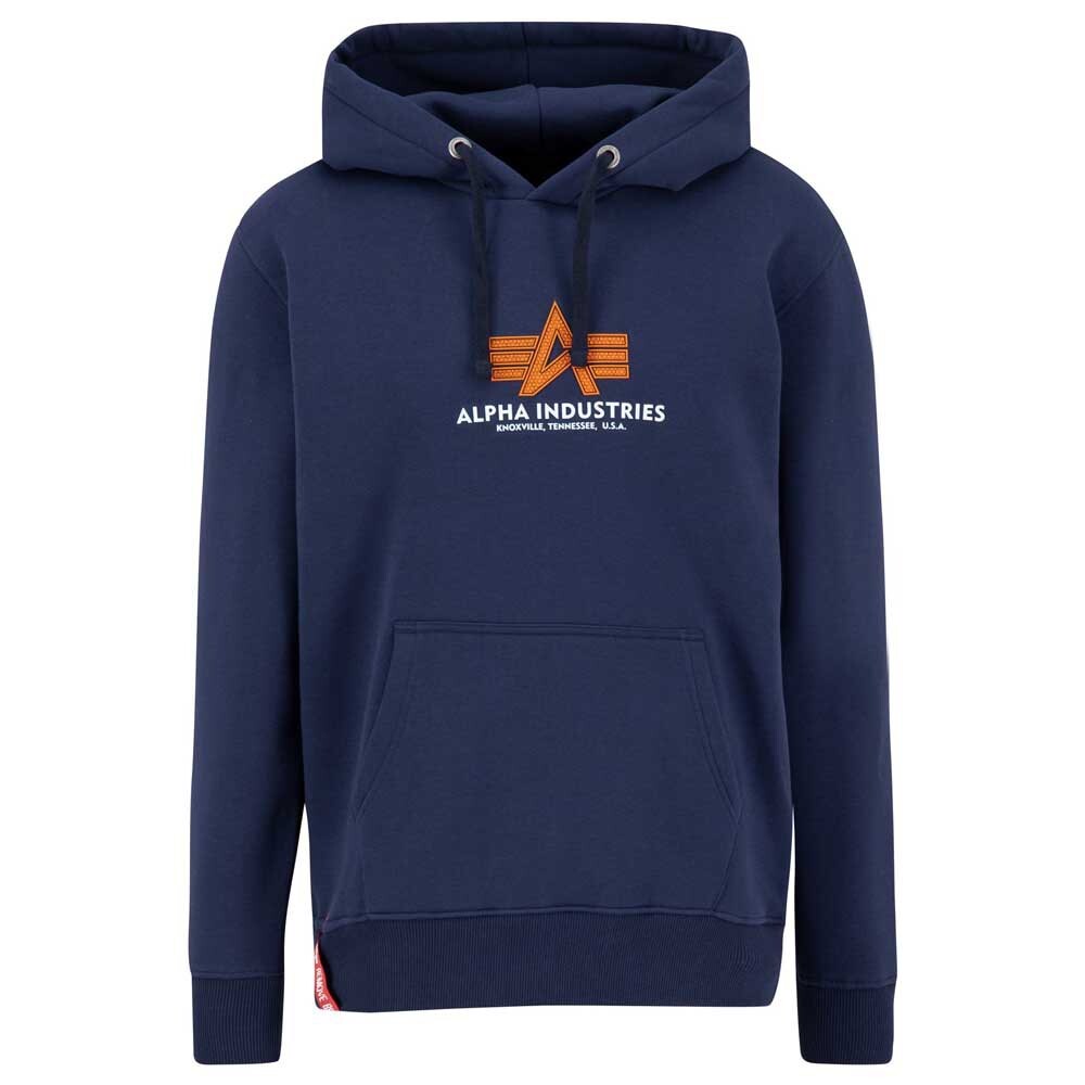 

Худи Alpha Industries Basic Rubber, синий
