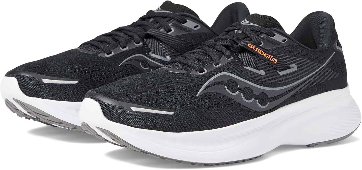 Мужские кроссовки Saucony Guide 16, белый/черный — фото 2