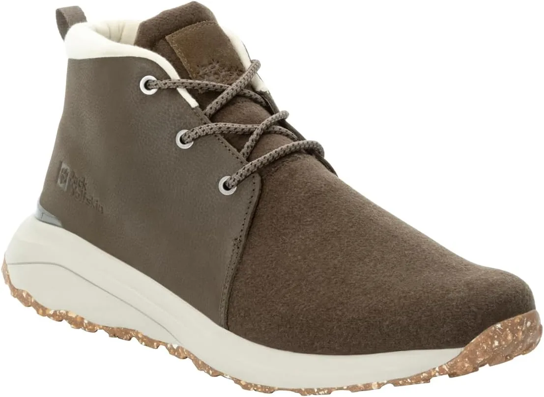 Мужские кроссовки Jack Wolfskin Campfire Chakka Mid M, кофейный — фото 4