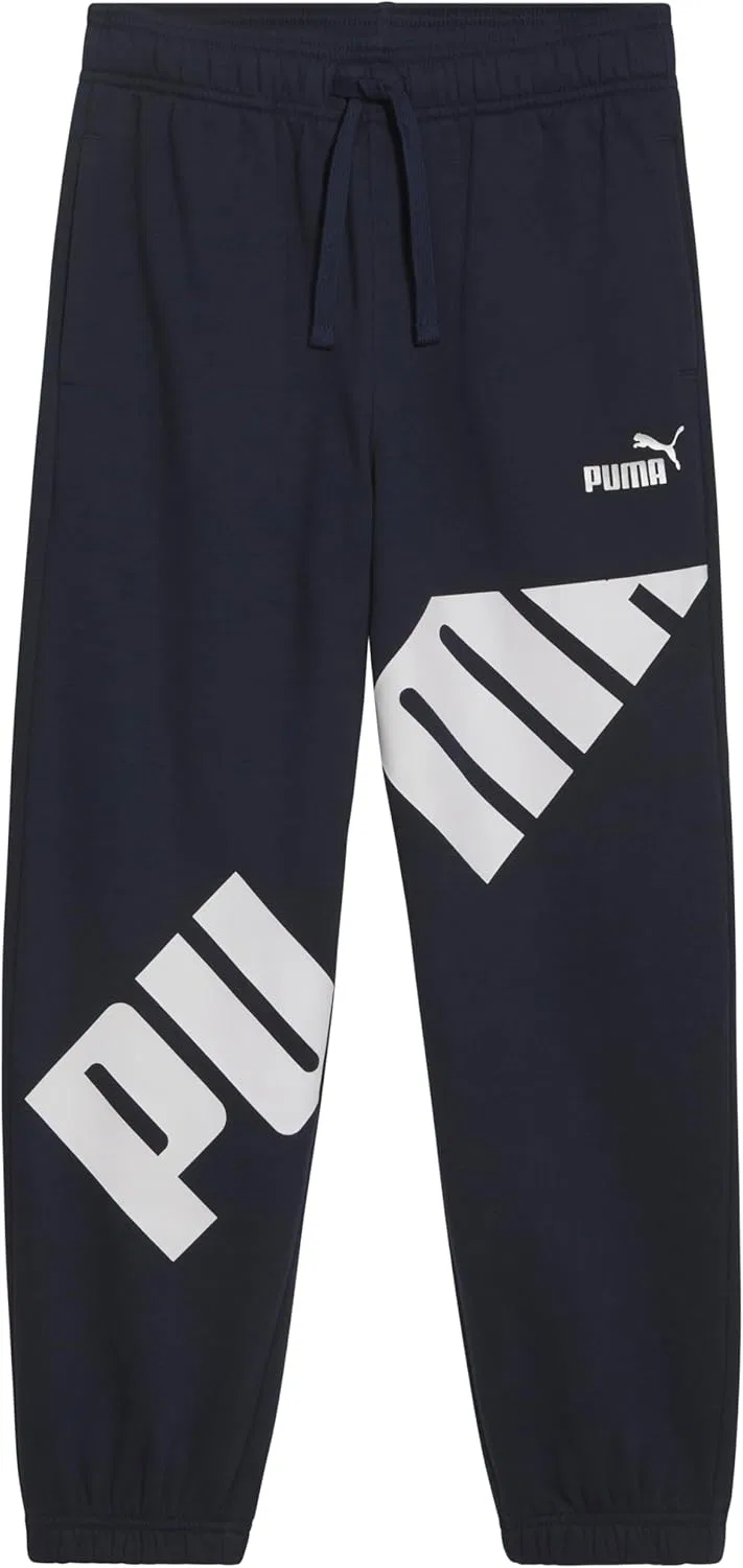 Детские спортивные штаны Puma с логотипом Core Logo, Puma Navy