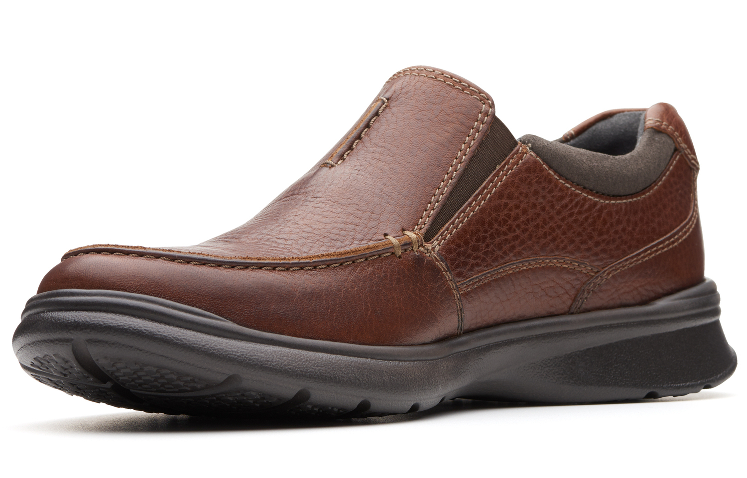 Clarks Кроссовки Cort Collection Casual мужские бежевые, цвет Tan 261315668 — фото 2