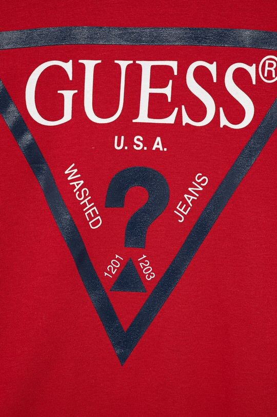 Детская футболка с длинными рукавами Guess, красный — фото 3