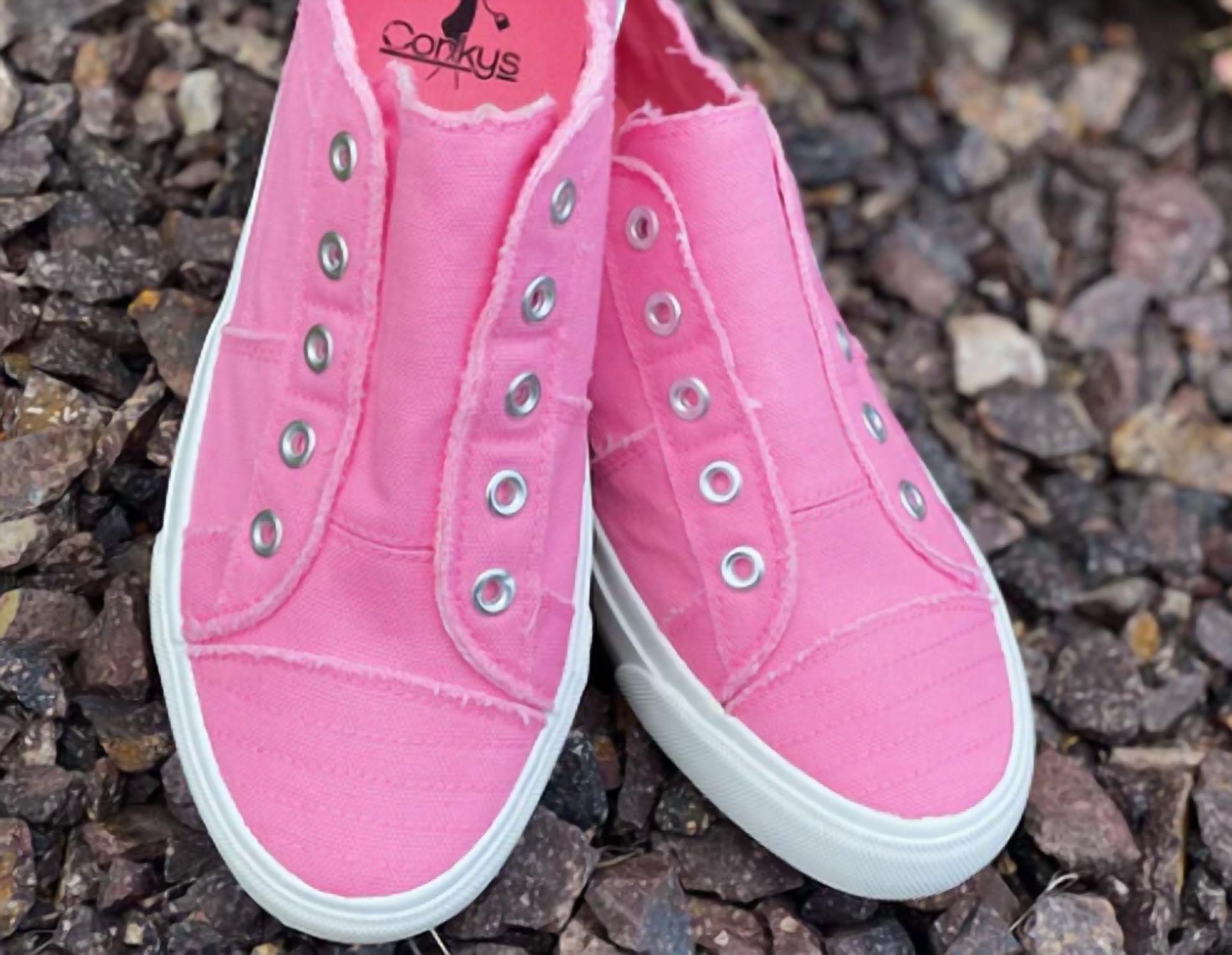 Женские кроссовки Bubblegum розового цвета Corkys Footwear — фото 2