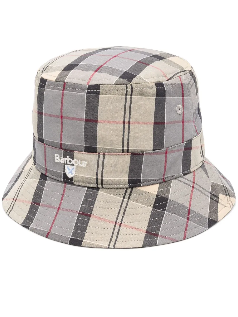 

Панама в клетку Barbour, серый