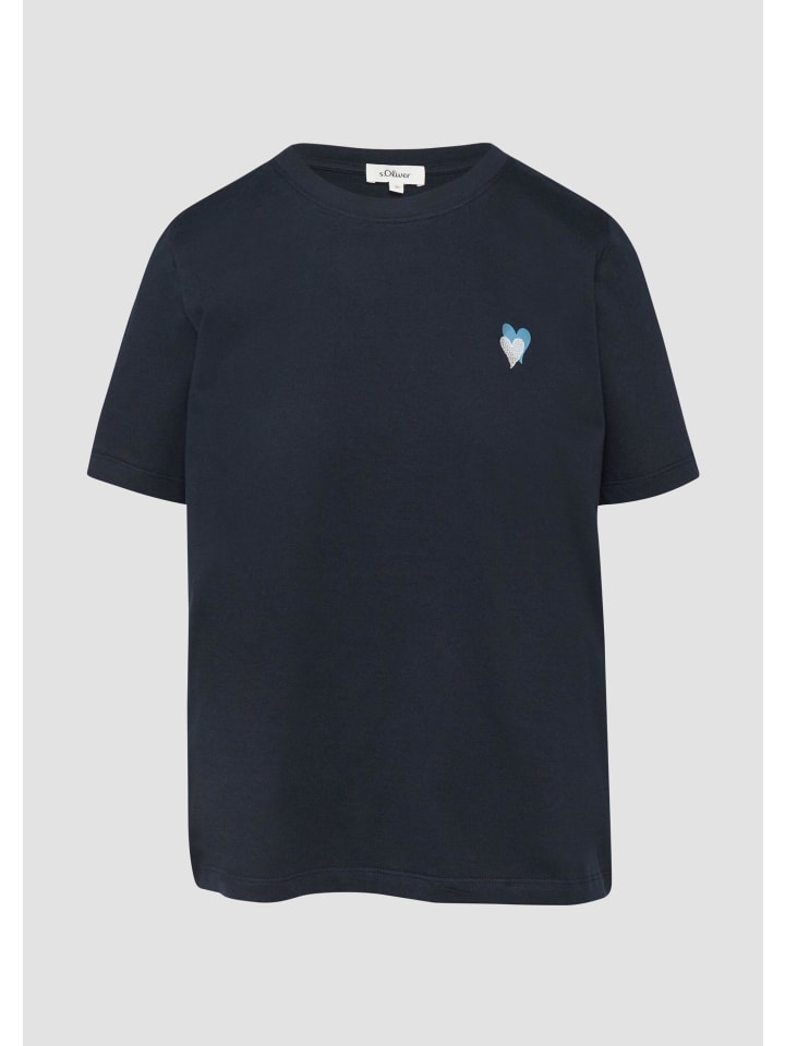 

s.Oliver Футболка цвета 59D0_navy, Синий, s.Oliver Футболка цвета 59D0_navy