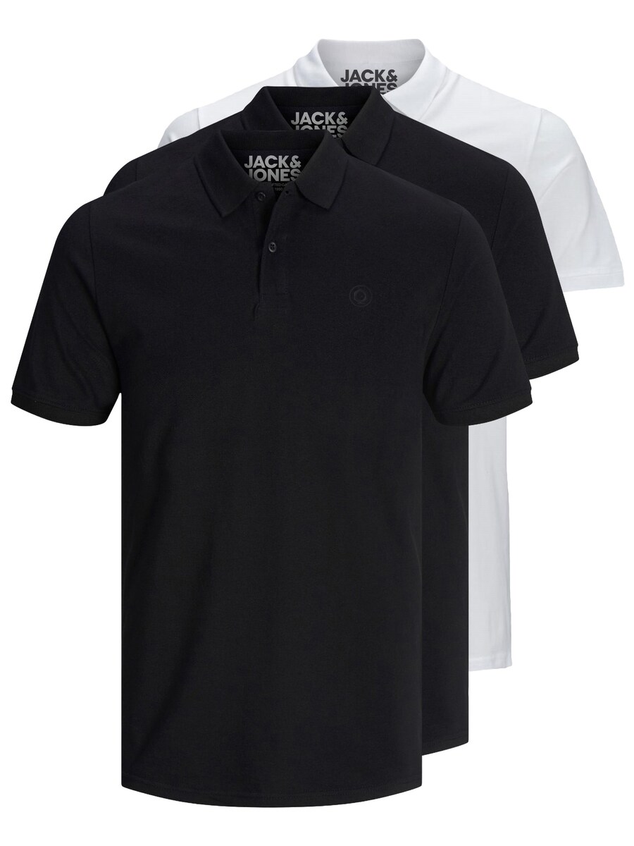 

Рубашка JACK & JONES JJBasic, черный/белый