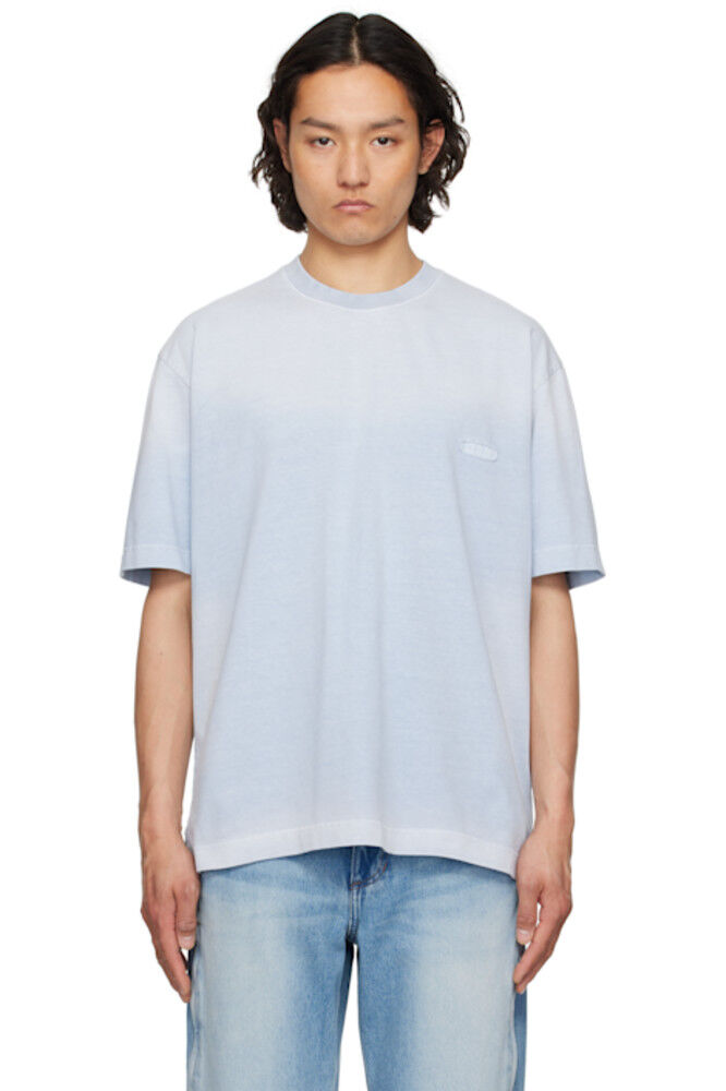 

Футболка с логотипом Blue Dyeing Back Solid Homme