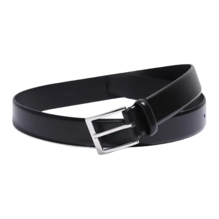 

HUGO BOSS Кожаный ремень унисекс черный 5 см, Black
