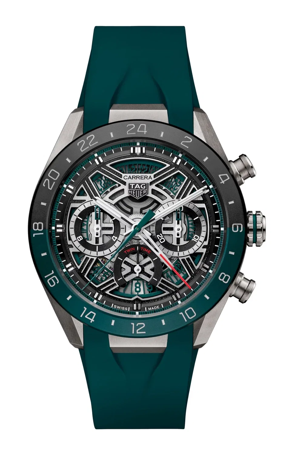 TAG HEUER CARRERA ХРОНОГРАФ EXTREME SPORT TWIN-TIME - CBU2084.FT6297, золотой