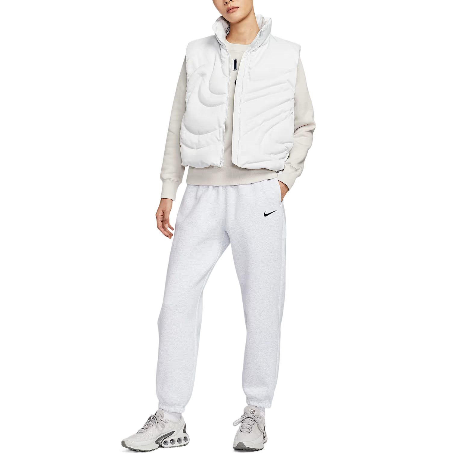 Вязаные спортивные штаны Women's Nike, серый — фото 4