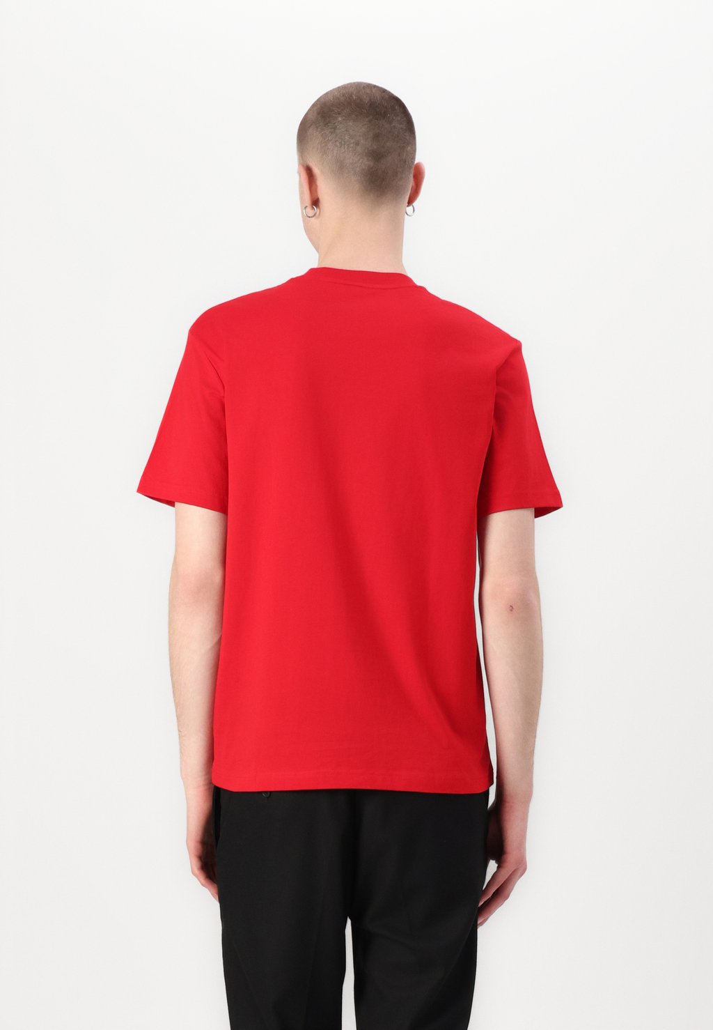 Футболка Lacoste, базовая, красный — фото 3
