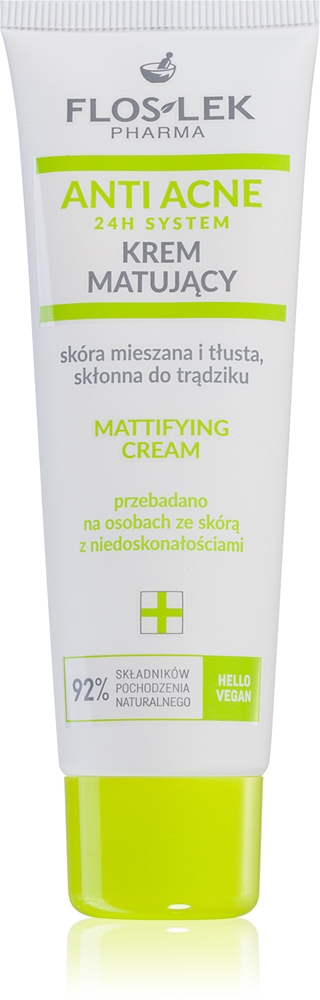 

Матирующий крем против акне для кожи с несовершенствами Floslek Pharma, 50 мл
