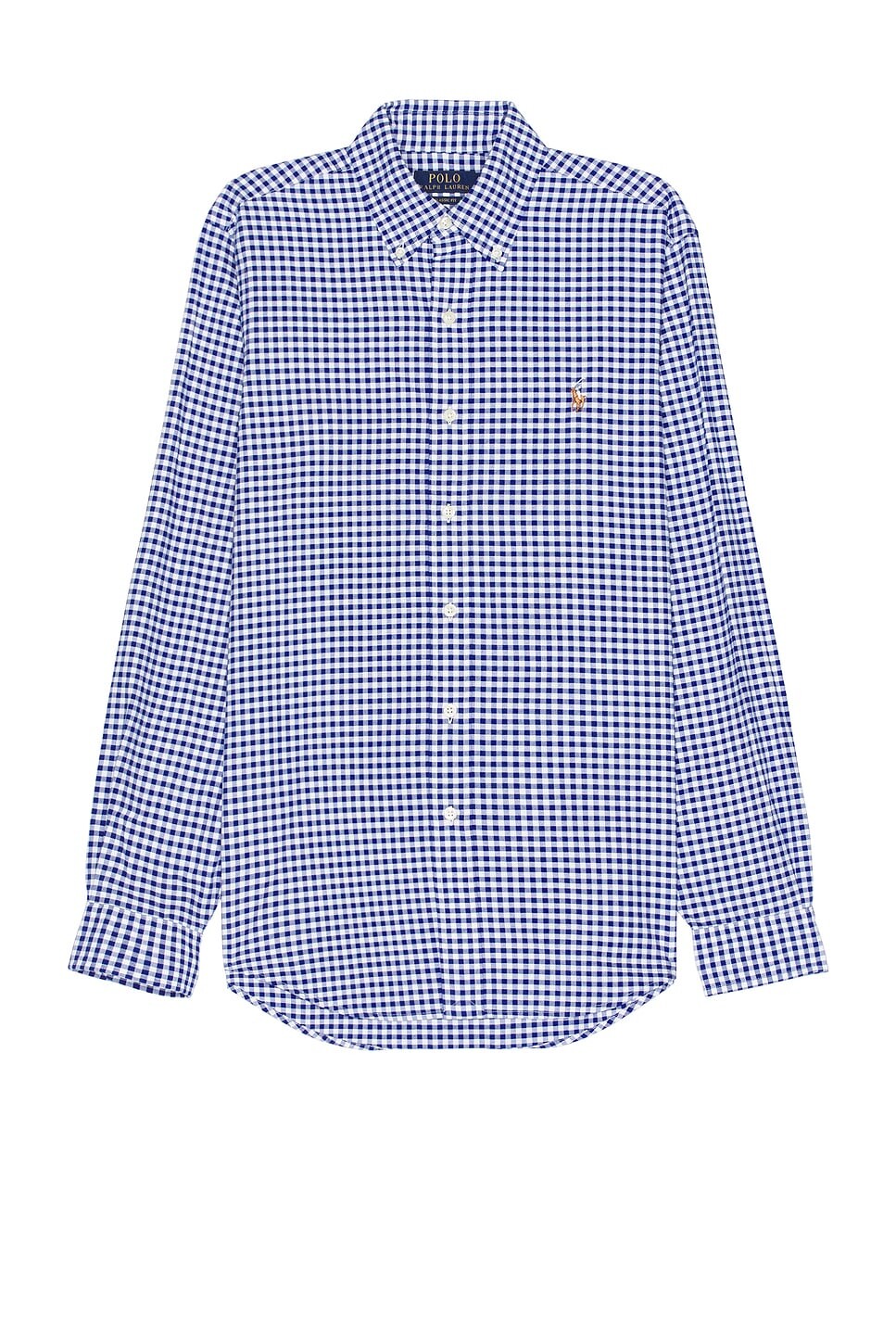 

Оксфордская спортивная рубашка Polo Ralph Lauren, цвет Blue & White Gingham