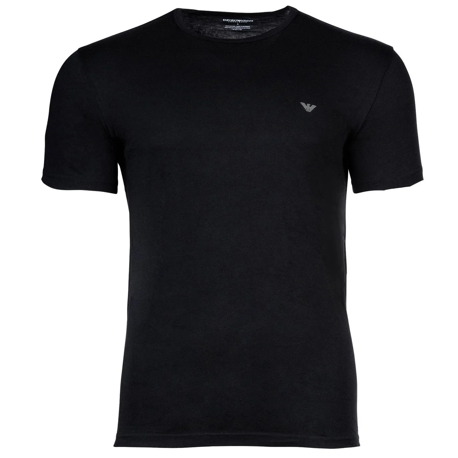 T-Shirt 2er Pack, Emporio Armani, черный — фото 2
