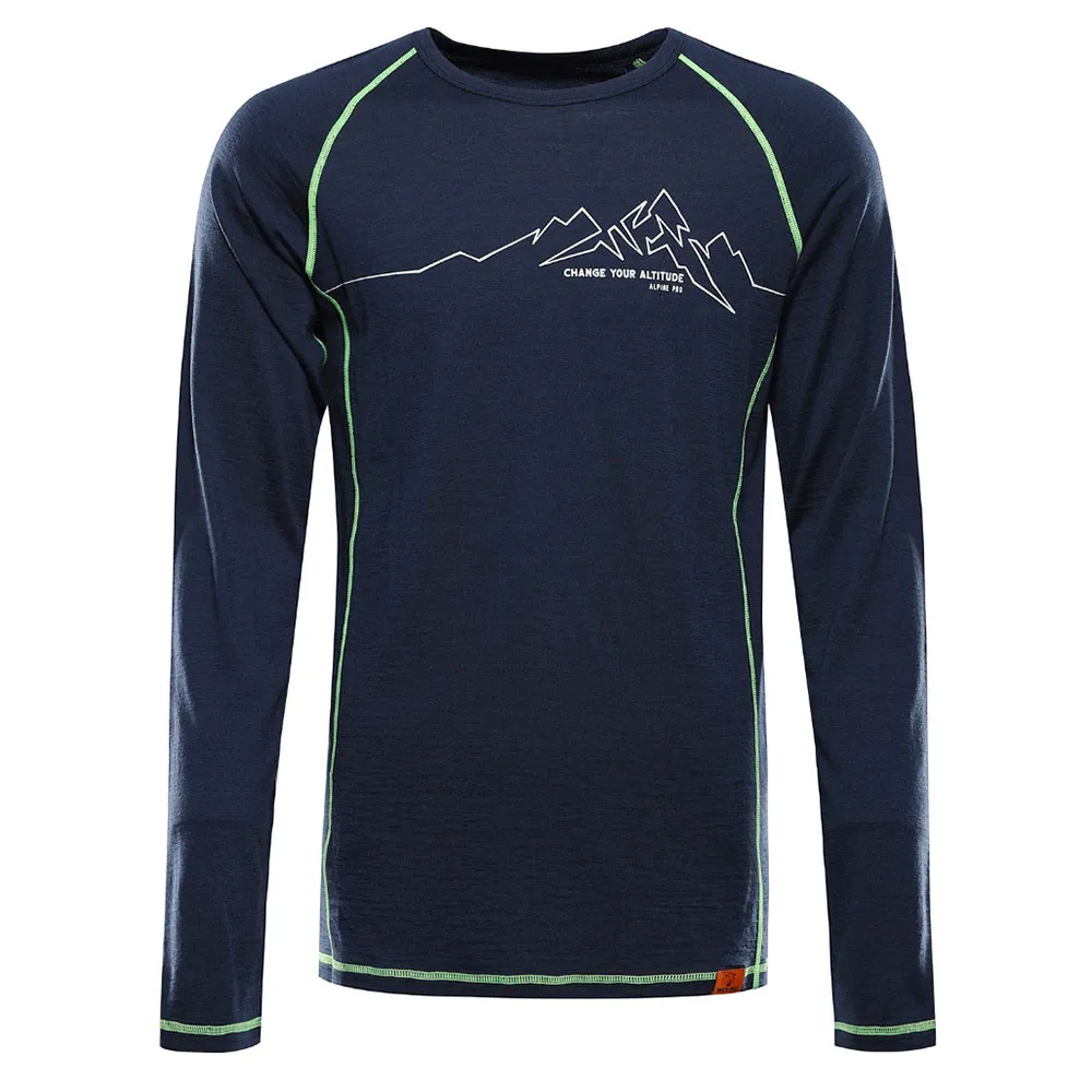 

Футболка с длинным рукавом Alpine Pro Meren, синий