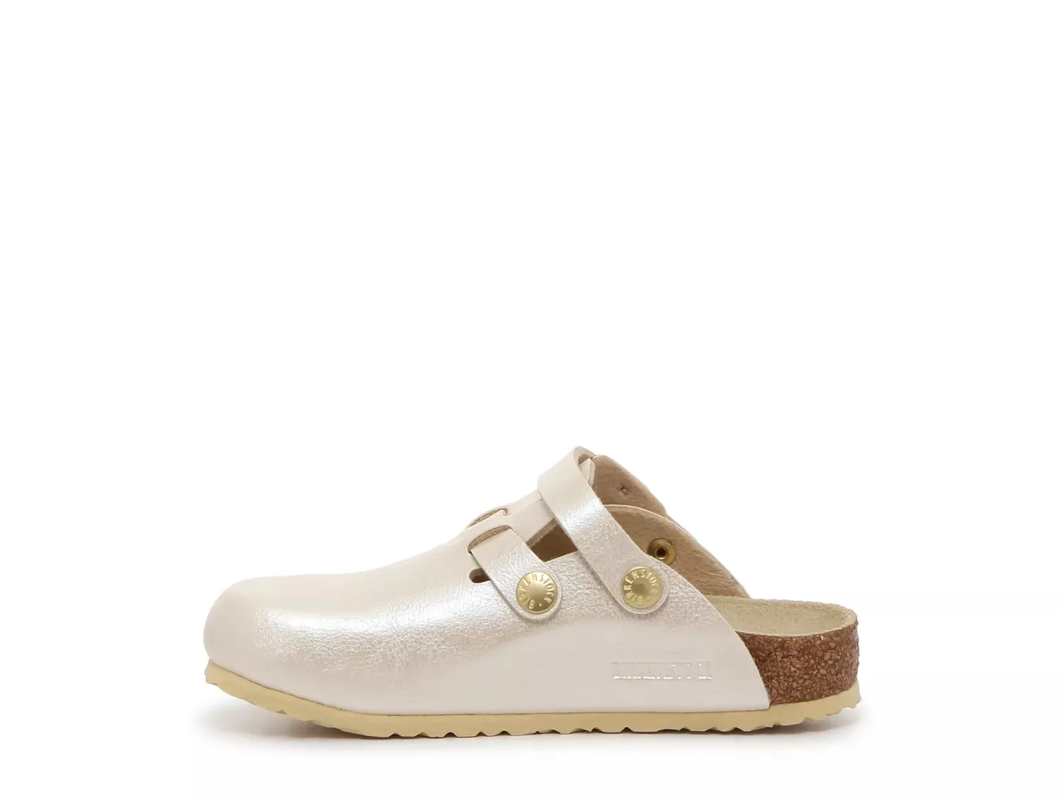 Birkenstock Kay Clog - детские, бледно-золотистый металлик с мерцающим эффектом — фото 3