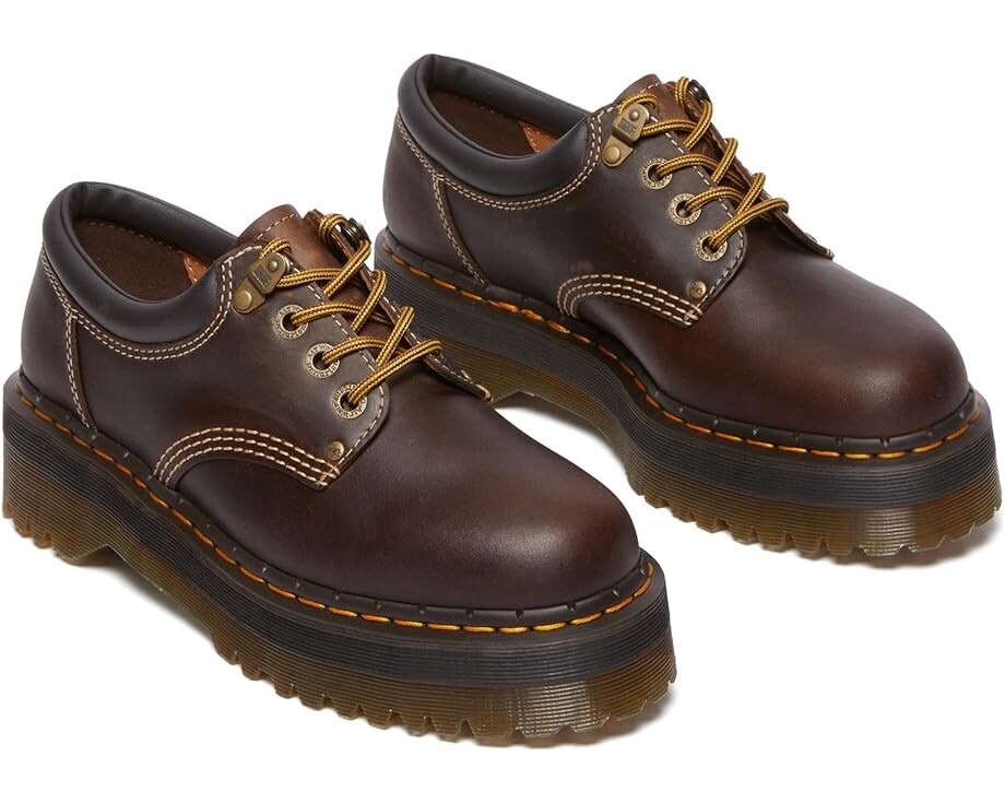 

Оксфорды Dr. Martens 8053 4i Quad Arc, цвет Dark Brown