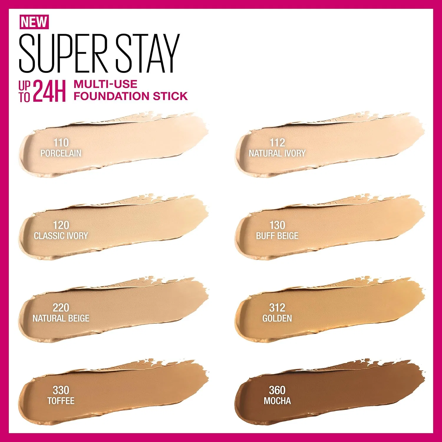 Тональный стик для лица Maybelline New York Super Stay, натуральный бежевый, 7.1 г — фото 4