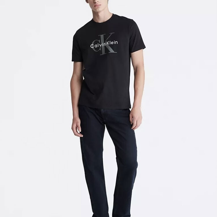 Футболка мужская черная Calvin Klein, черный — фото 2