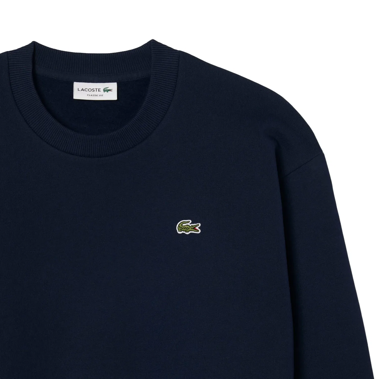 Мужской свитшот флисовый Lacoste, Dark Blue — фото 2