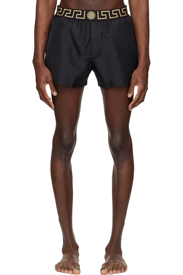 Черные плавки Greca Versace