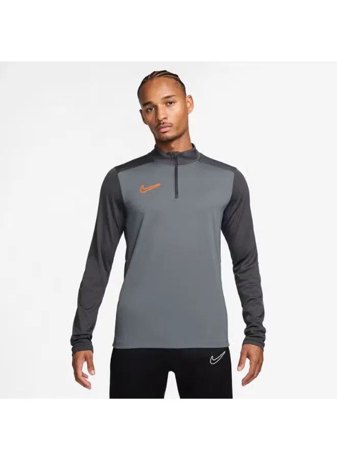 Лонгслив с длинным рукавом Dri-Fit academy 25 brasil drill top Nike, серый — фото 4