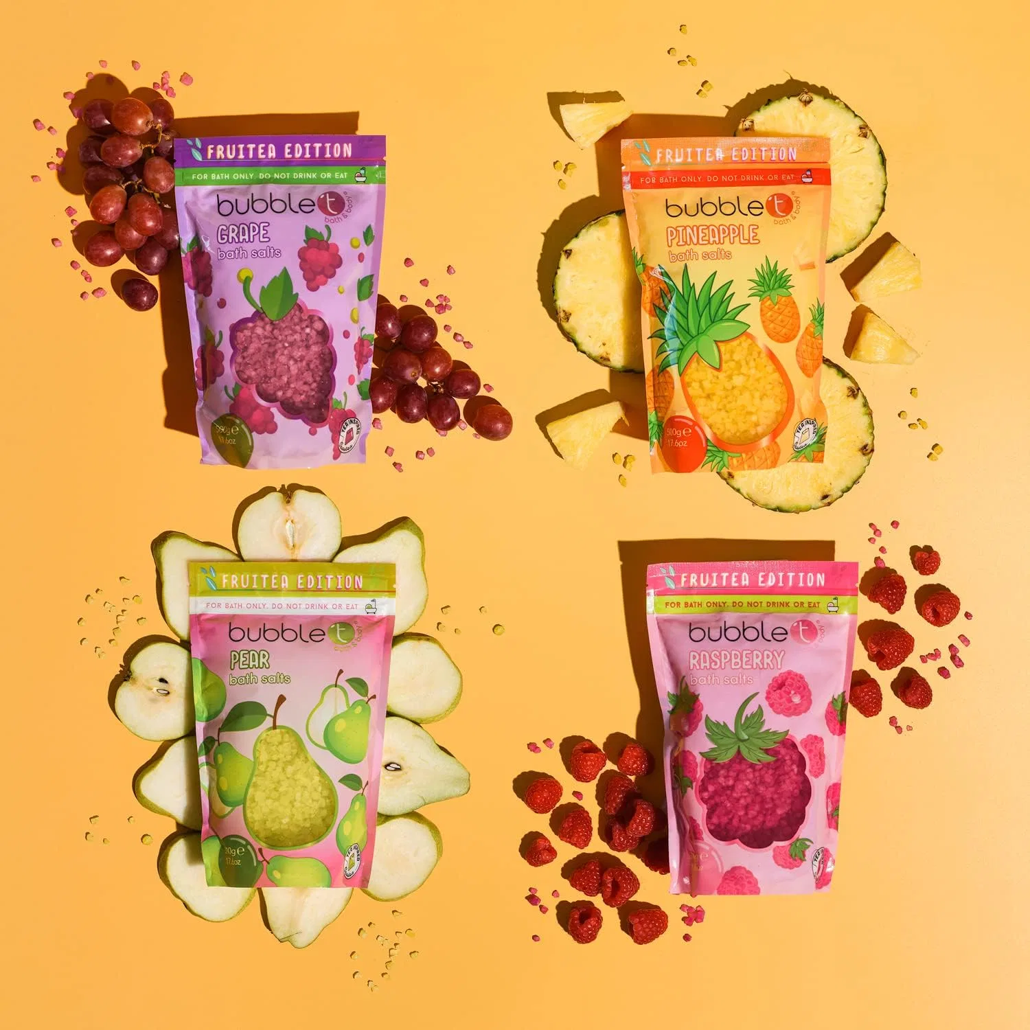 Соль для ванны Peach, Bubble T Cosmetics, 500 г — фото 2