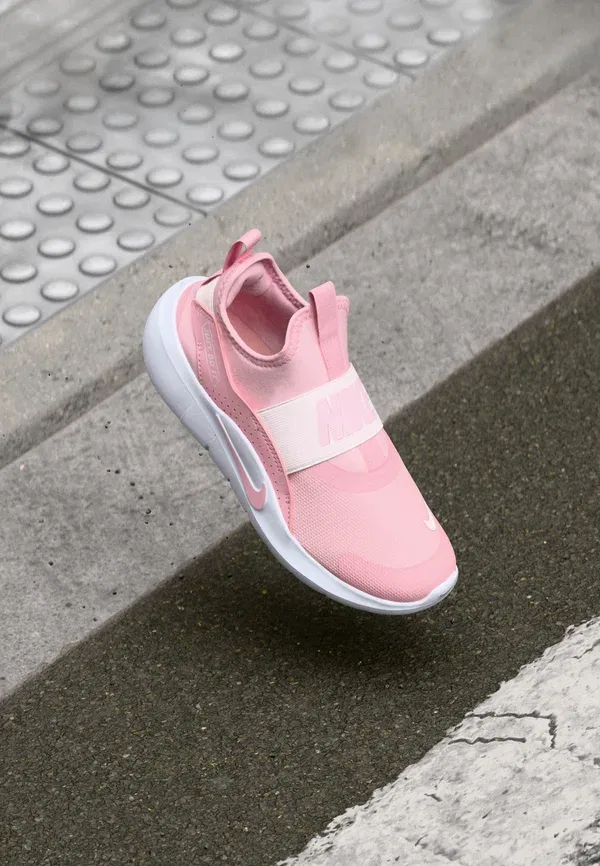 Кроссовки для бега Flex Runner, Nike Performance, Med Soft Pink, Pink Foam, White, белый/розовый