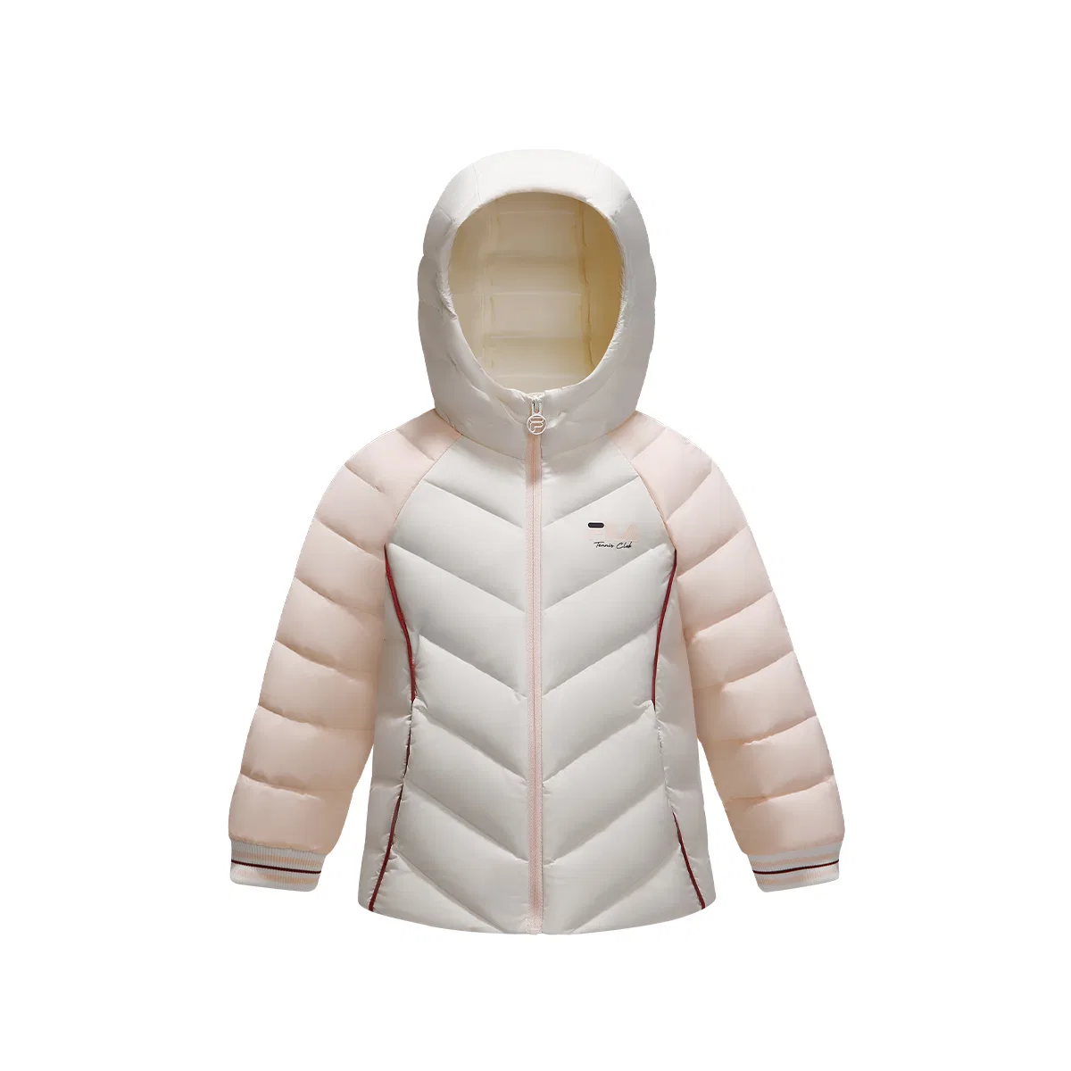 Детская куртка-пуховик с капюшоном FILA KIDS, Cloud White