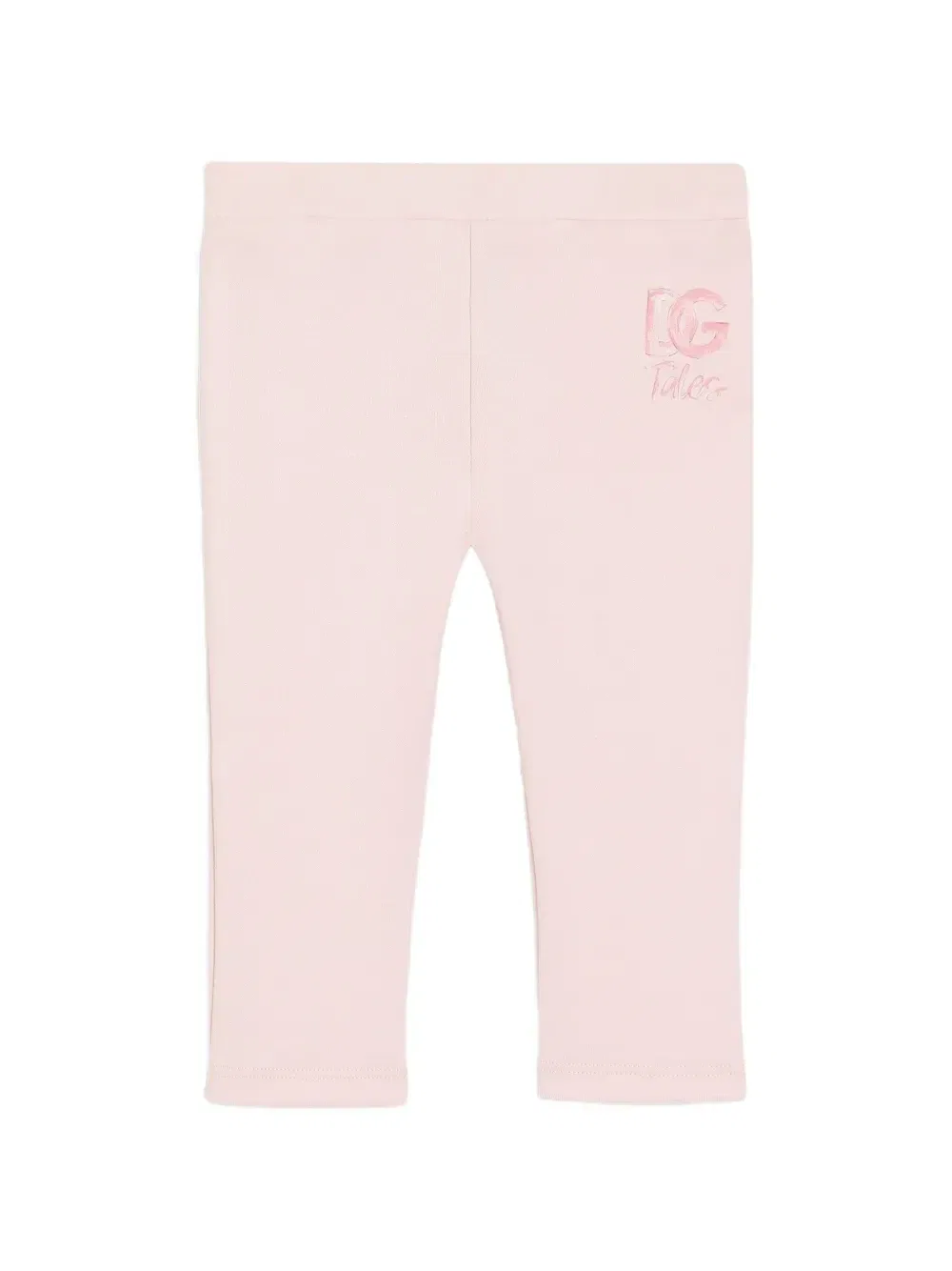 Легинсы с логотипом Dolce & Gabbana Kids, розовый