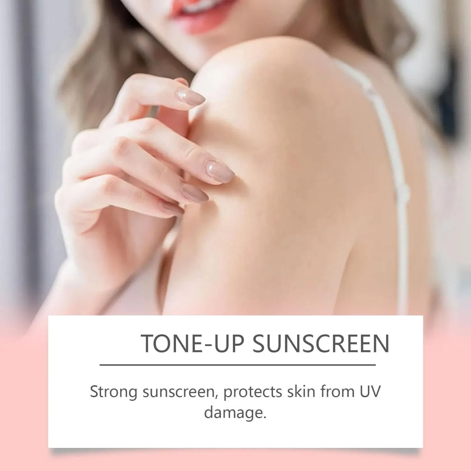 Солнцезащитный крем Pink Tone-Up Sunscreen, SPF 50+, Notgurli, 50 г — фото 3