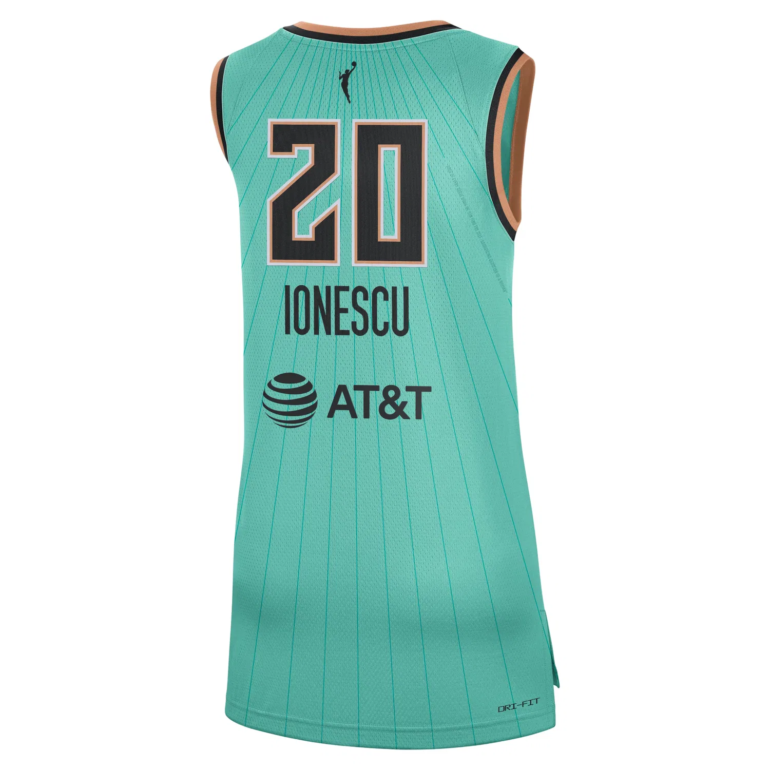 Женская баскетбольная джерси Nike Dri-FIT WNBA Sabrina Ionescu New York Liberty 2026 Rebel Edition, зеленый — фото 2