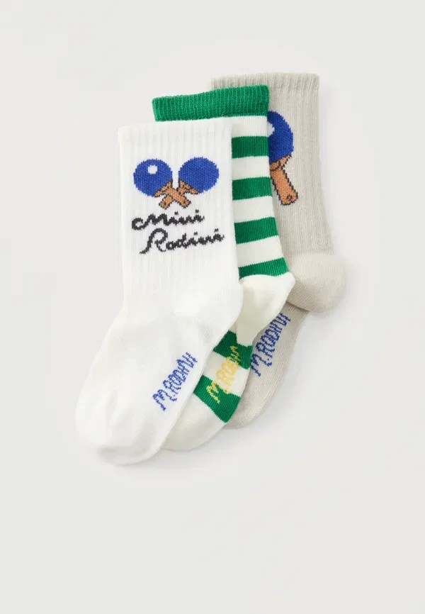 Носки хлопковые Table tennis unisex 3 pack - socks Mini Rodini, Multi-coloured, мультиколор