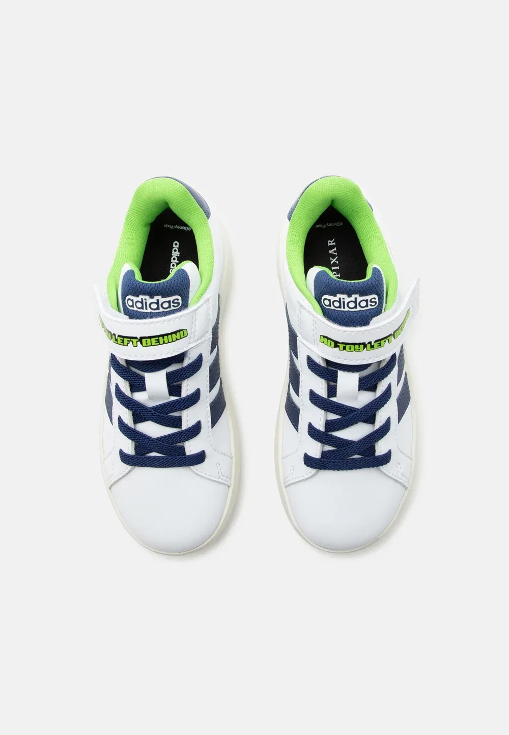 Кроссовки Grand Court из мультфильма «История игрушек» (унисекс) Adidas Performance, Footwear White/Dark Blue/Off White — фото 4