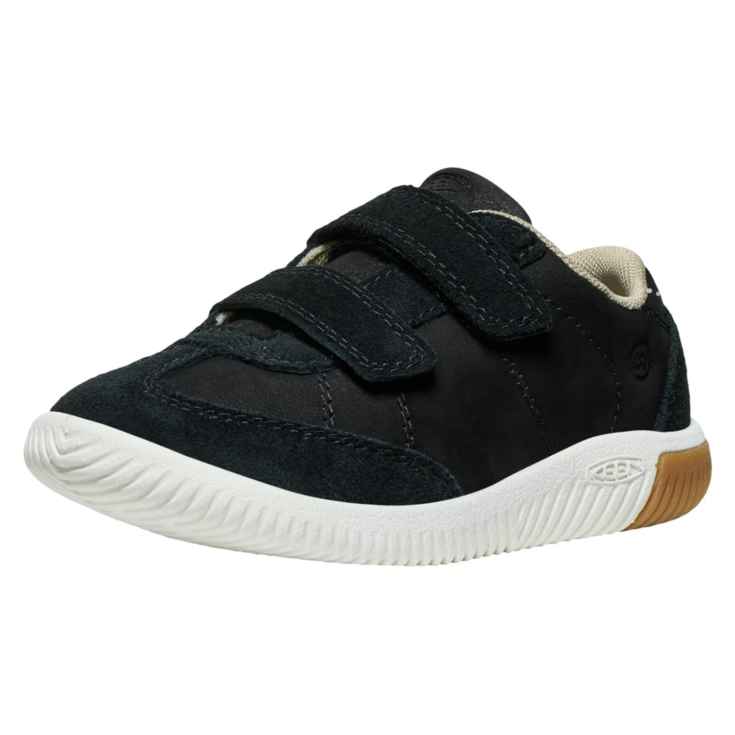 Детские кожаные кроссовки с липучками NX Knit T-Toe DS Keen, Schwarz 909
