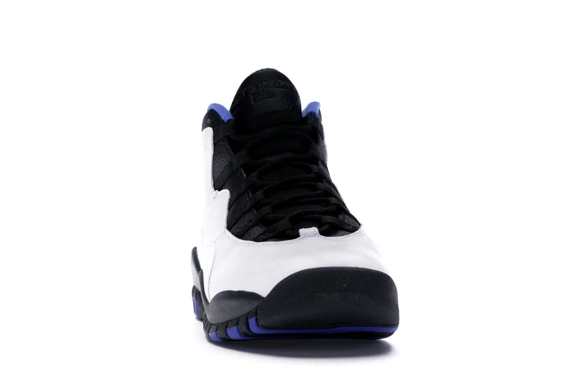 Детские кроссовки с принтом Jordan 10 Retro Orlando Jordan, White/Black-Royal-Metallic Silver — фото 2