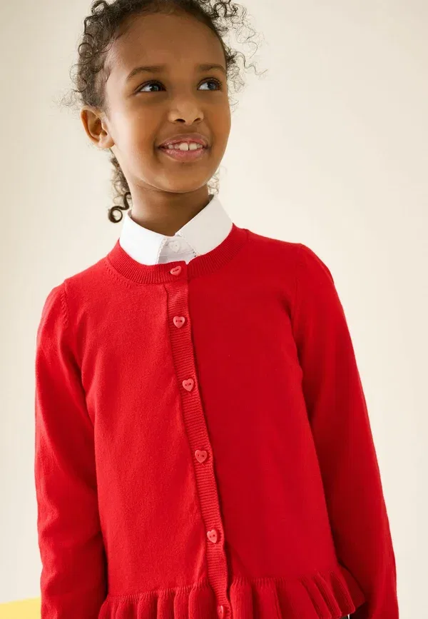 Кардиган из хлопка Cardigan Next, Red, красный