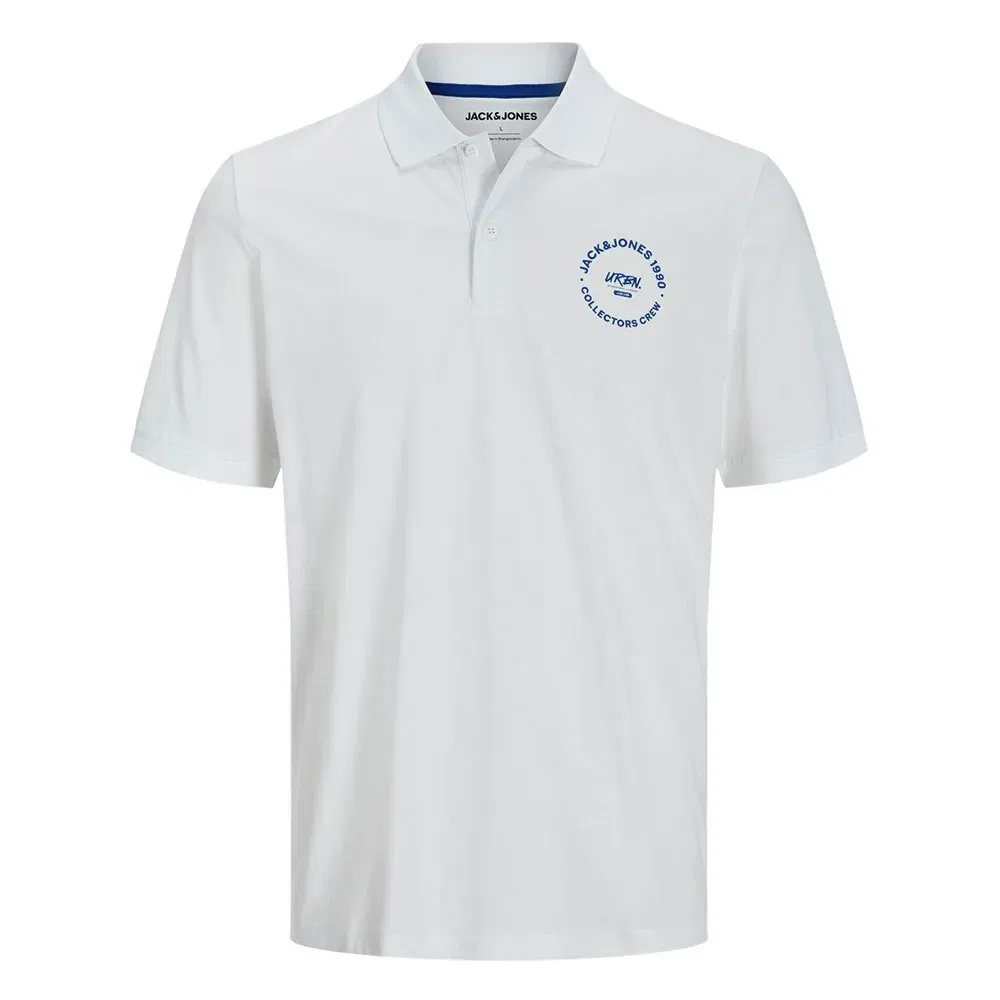Поло с коротким рукавом Simon Jack & Jones, белый