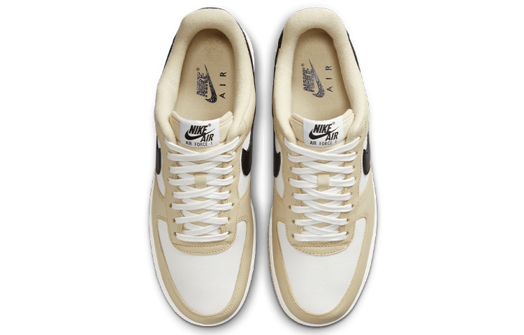 Кроссовки Nike Air Force 1 '07 LX Low, бежевый/черный — фото 4