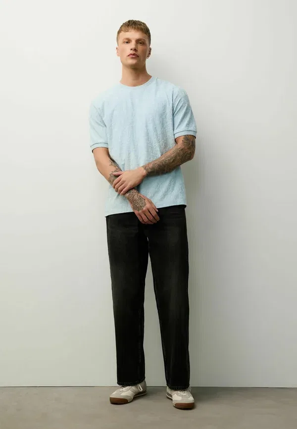 Футболка с принтом хлопковая Regular Fit Next Blue, синий — фото 2