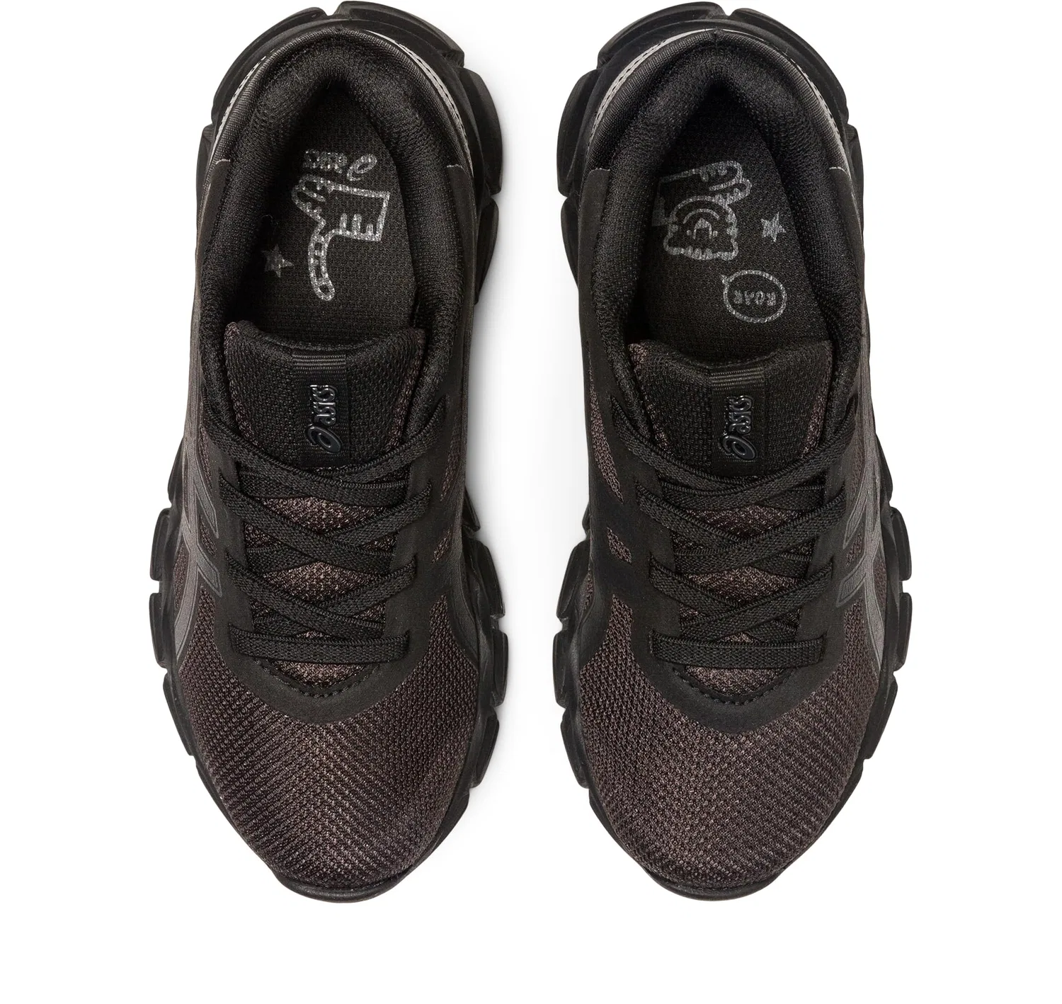 Детские кроссовки для мальчиков с гелевой подушкой Quantum Lyte II ASICS, Black — фото 4
