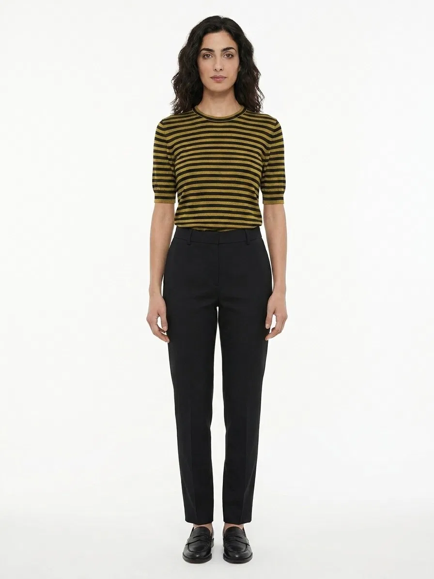 Женский пуловер с круглым вырезом Bicolor Cashmere Sweater Dolce & Gabbana, Bicolor