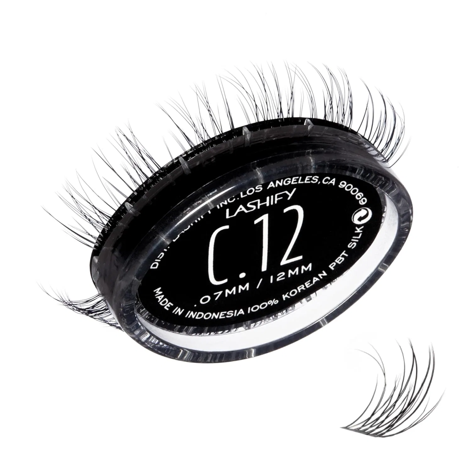 Рефилл ресниц Lashify Curl Gossamer 12mm, Black
