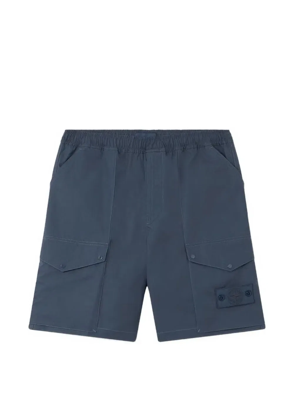 Карго-шорты с карманами на кнопках Stone Island, синий