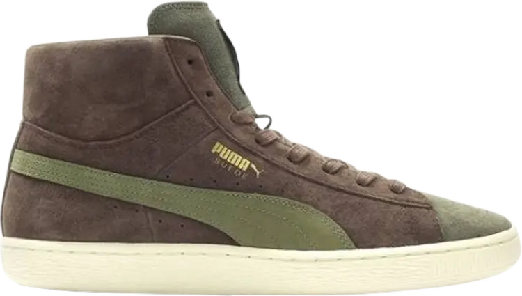 

Кроссовки Puma Bobbito x Suede Mid, коричневый